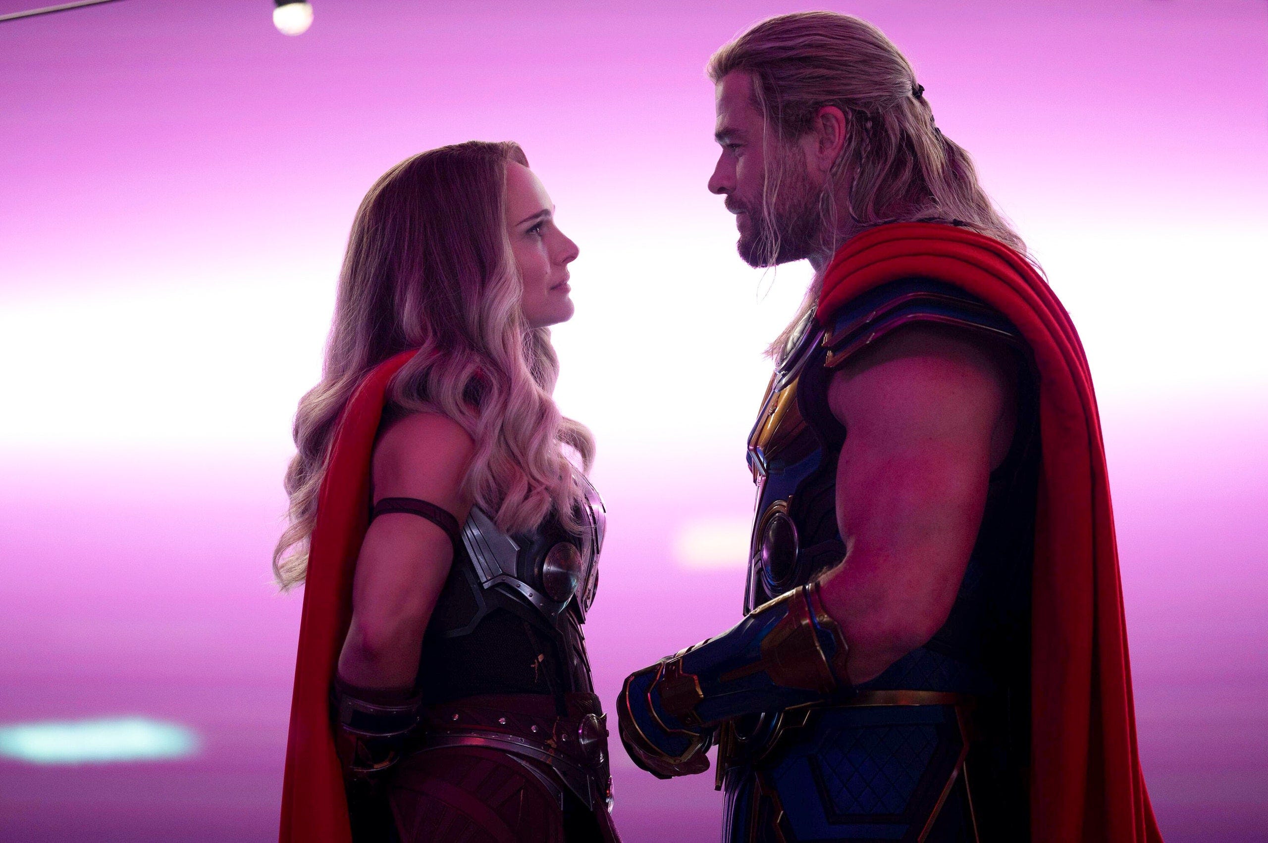 Thor and Jane (Mighty Thor) having a chat