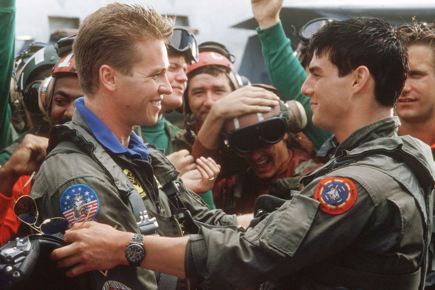 Mav and Iceman in the original Top Gun