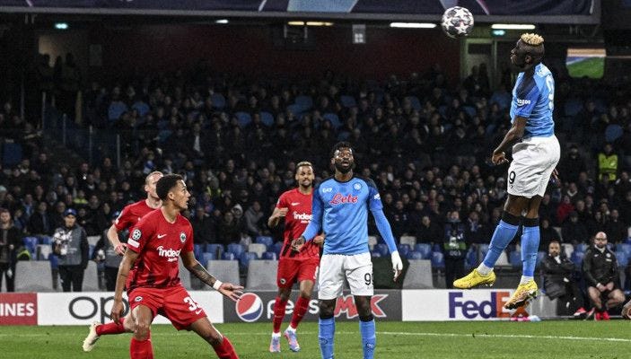 Victor Osimhen scored a wonderful brace for Napoli, propelling them to the UCL Quarterfinals