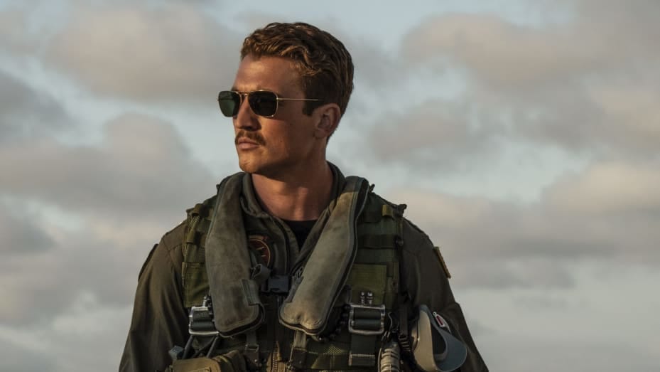 Goose's son Rooster in Top Gun 2