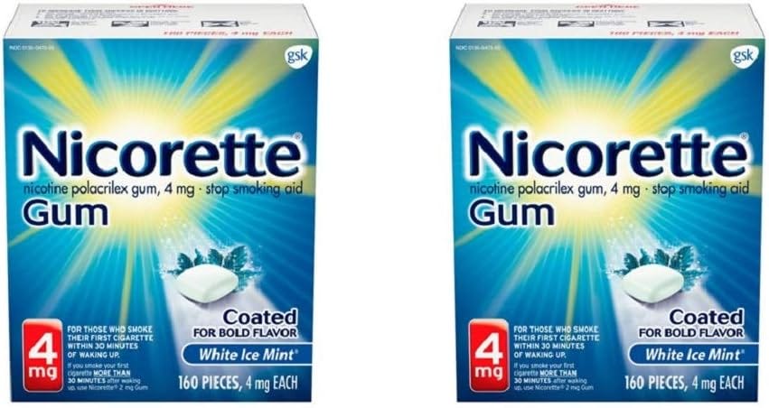 Nicorette 4mg Nicotine Gums