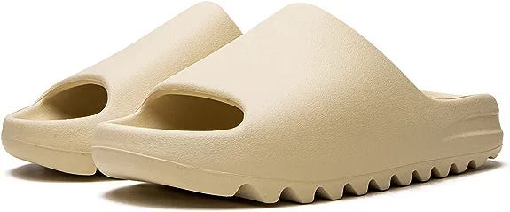 Yeezy Slides in Bone Colour