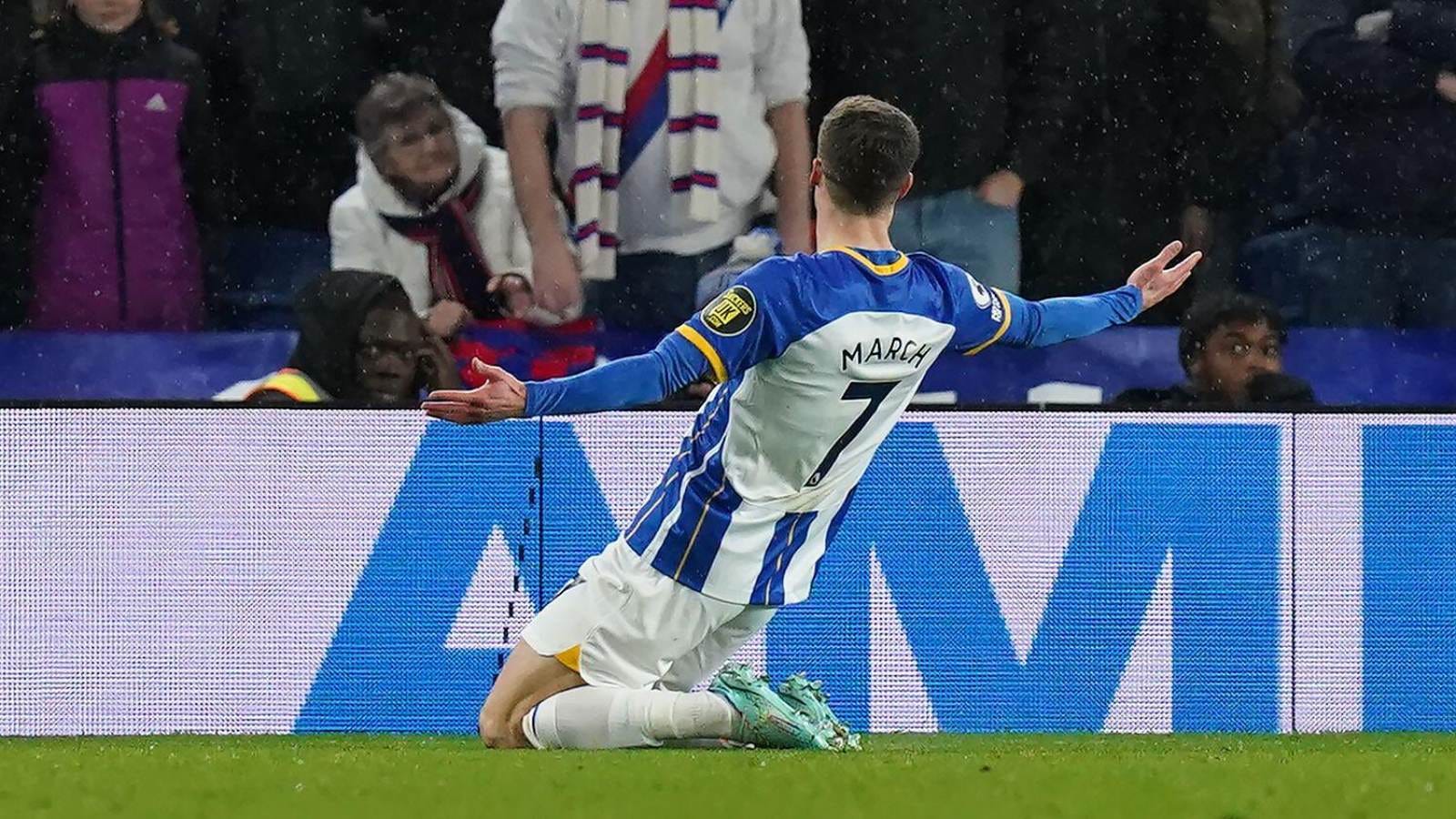 Brighton's Solly March did the needful, helping Brighton secure a much-needed 3 points