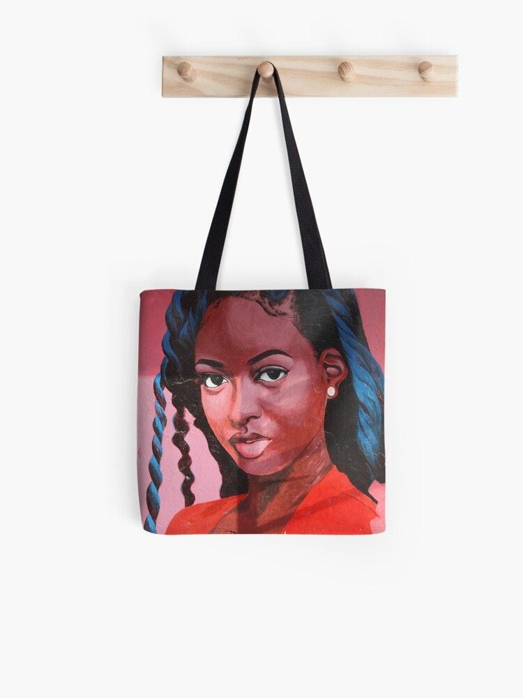 HER all over print tote bag redbubble