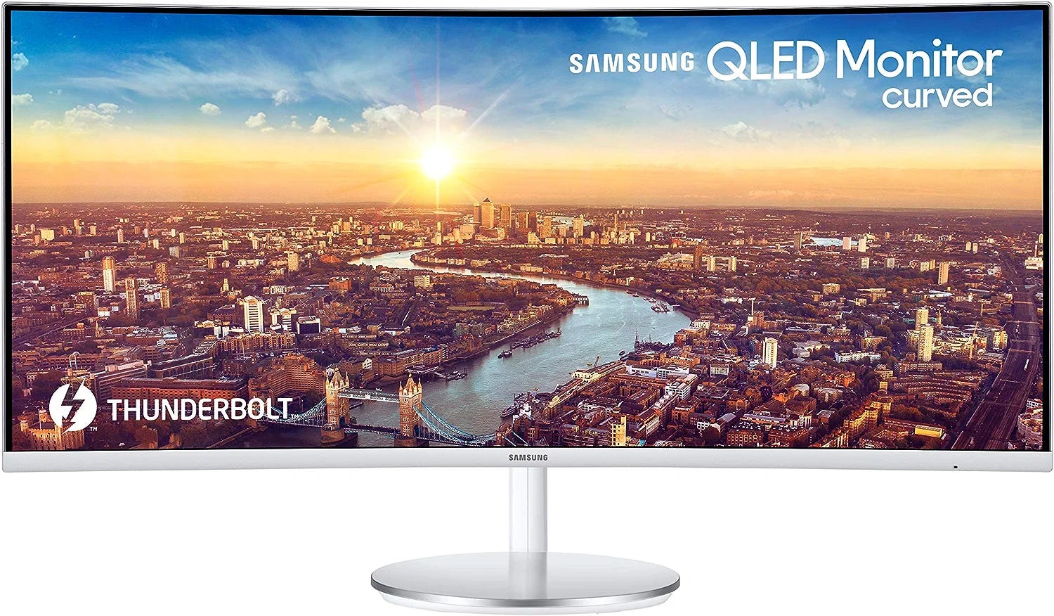 The 34-inch Samsung J791 Series Ultra-Wide QHD Computer Monitor