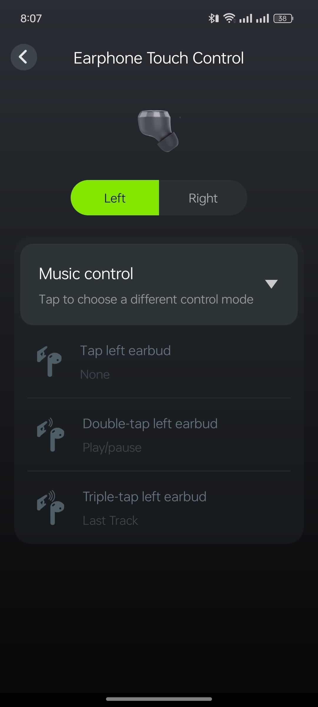 I couldn't get the Oraimo Sound App to change the touch controls of the Airbuds 4 ENC Earbuds | Oraimo Airbuds 4 ENC True Wireless Earbuds Drawbacks | Mania Gadgets