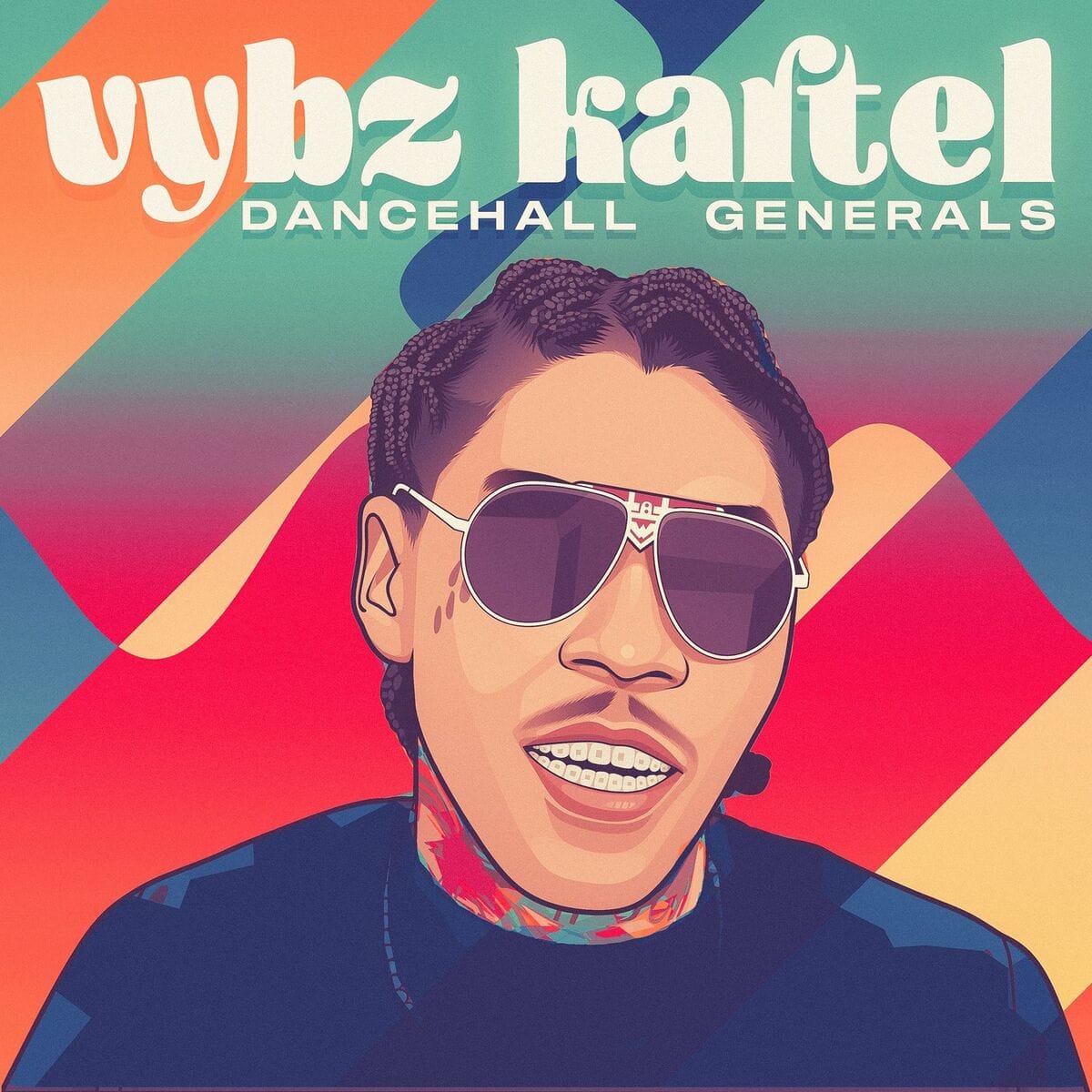 Deezer playlist cover art portraying Vybz Kartel | Dancehall Legend Vybz Kartel Finally Freed from Prison | Mania News