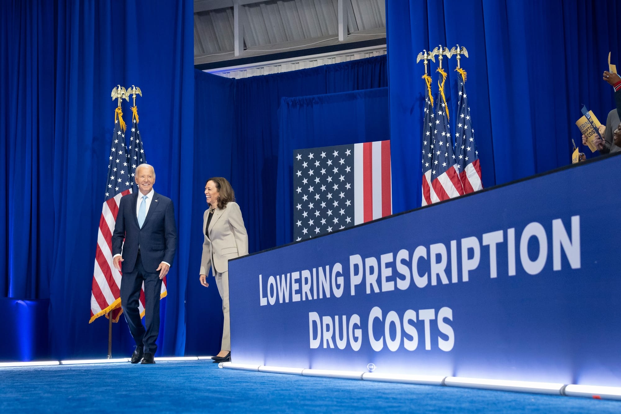 For Kamala Harris, the cut in drug prices bolsters her campaign agenda while for Biden, it cements his administration's legacy | Political Implications for Kamala Harris and Joe Biden | Mania Health