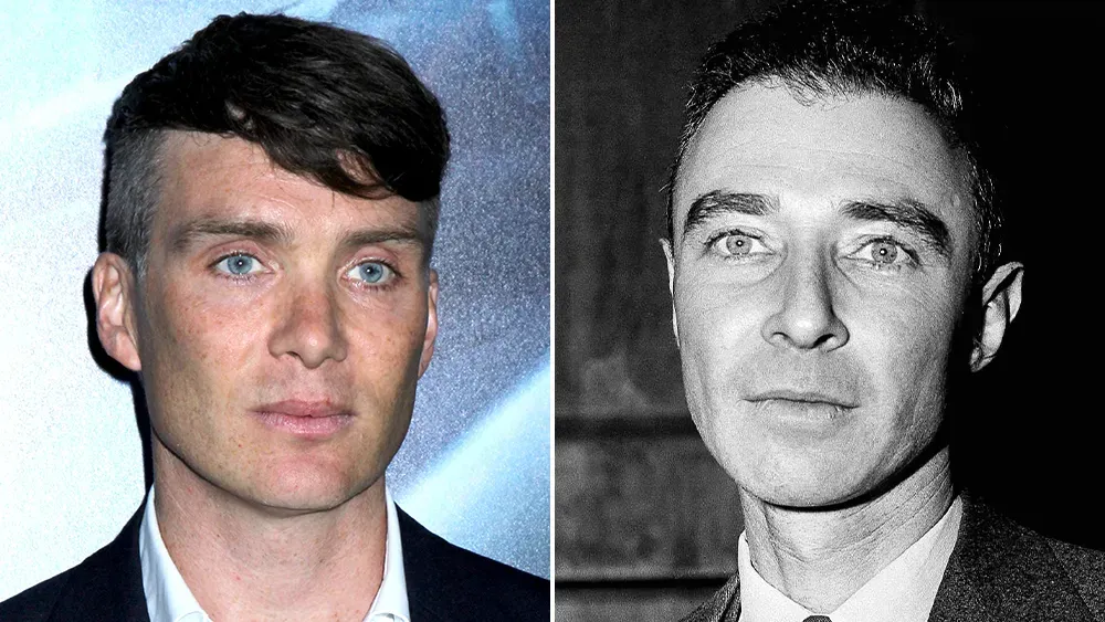 A photo of Cillian Murphy besides that of J. Robert Oppenheimer. | #IfIWasaMovie: A Tale of Two Blockbusters – Extraction 2 vs. Oppenheimer | Mania Africa