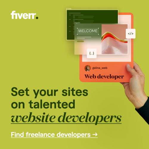 Fiverr Web Development 500x500 Creative