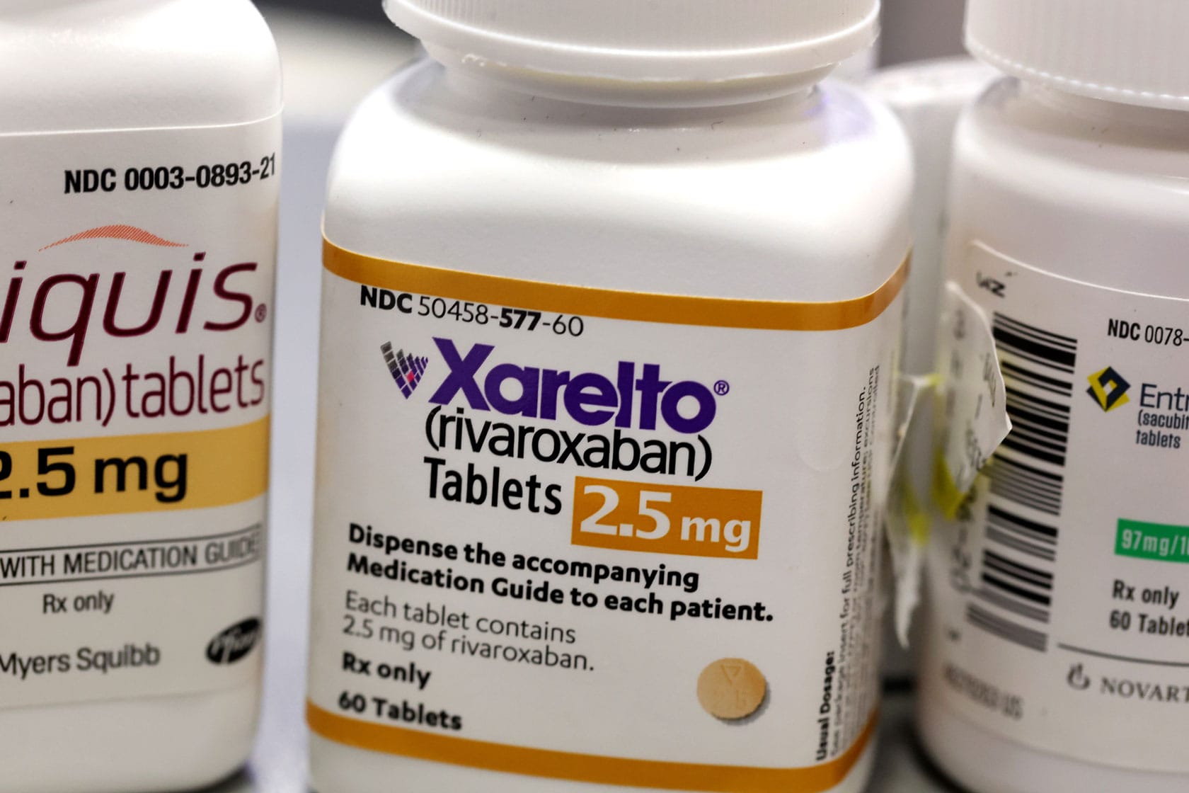 A bottle of Xarelto medicine | Biden and Harris Announce Medicare Drug Cost Reductions | Mania News