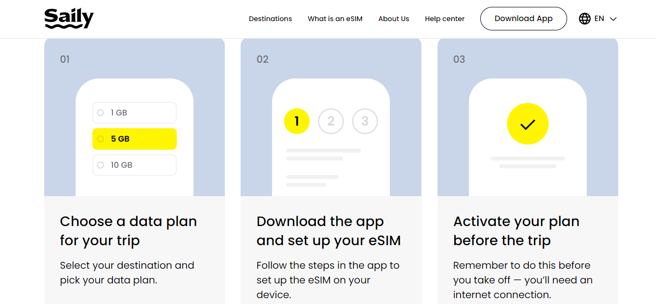 A screenshot showing Saily setup steps | Unlock Seamless Connectivity: Why You Need Saily and NordVPN for Paris Olympics 2024 | Mania Tech