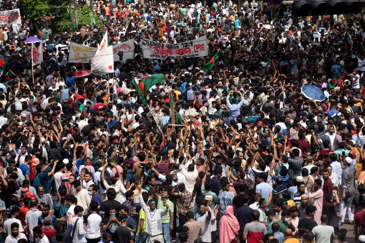 Celebrations in the streets following Sheikh Hasina's resignation | The Aftermath of the Political Earthquake in Bangladesh: What Next After PM Sheikh Hasina's Shocking Resignation and Exile? | Mania News