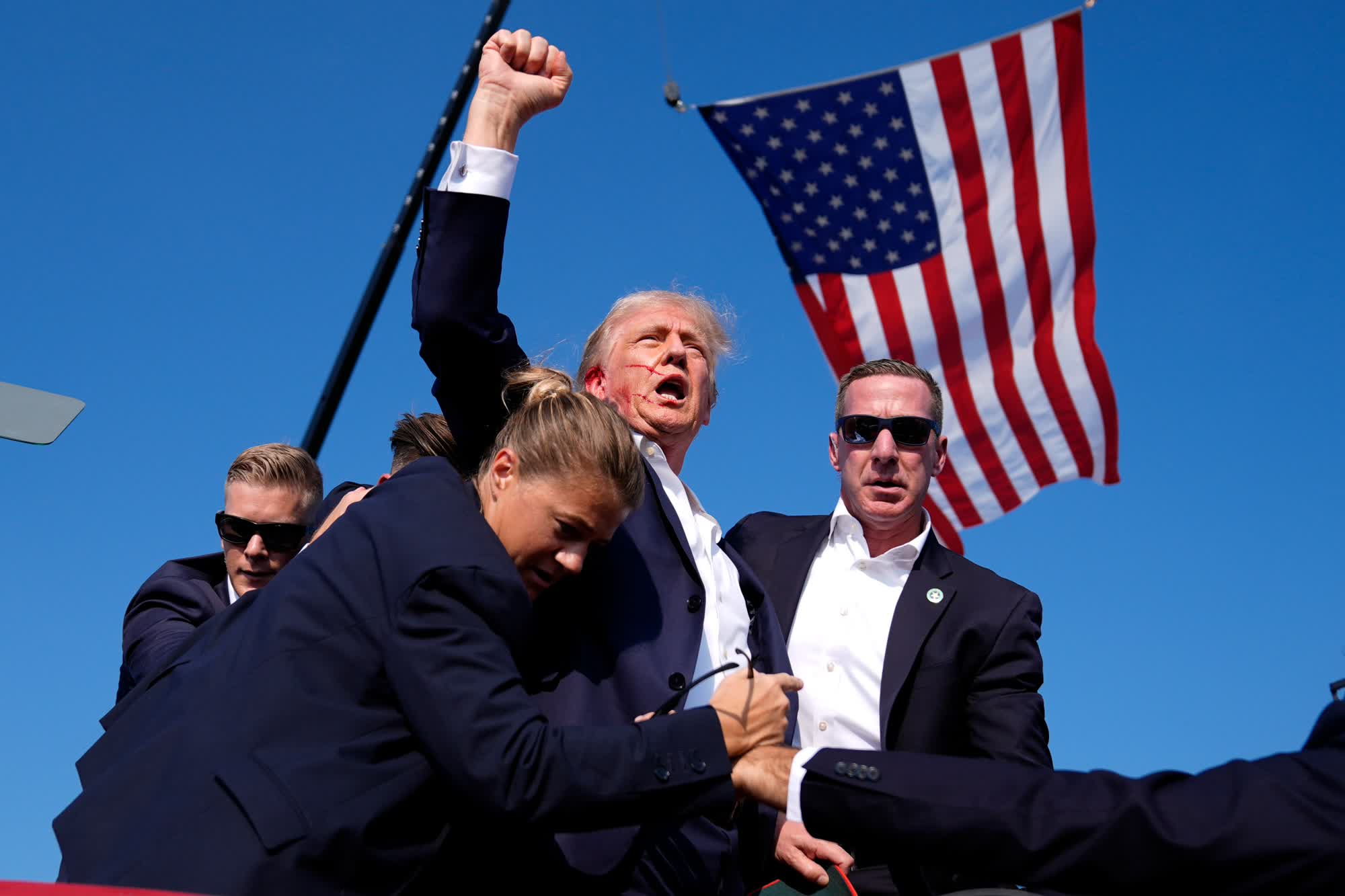 Republican Presidential Candidate, Donald Trump showed defiance in his last assassination attempt just over two months ago | Someone Tried to Assassinate Donald Trump on Sunday 15th Sep. 2024 | US Political News, Opinion, and Commentary on Mania Politics