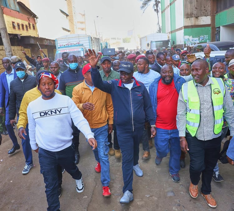 Vice President Rigathi visited Marikiti market traders on Friday, and called for governor Sakaja to not force them to relocate | VP Gachagua Heads-on Collision with Sakaja | Mania Opinion