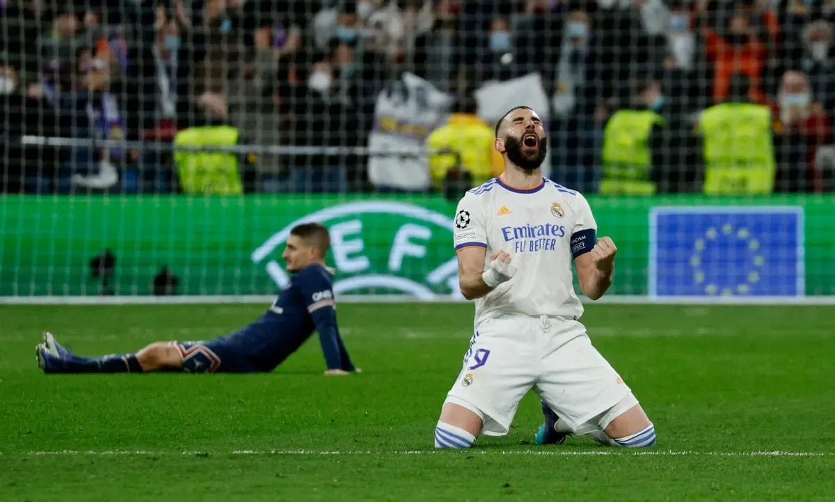 Benzema Scores a Hat Trick Sending PSG Out of the Champions League