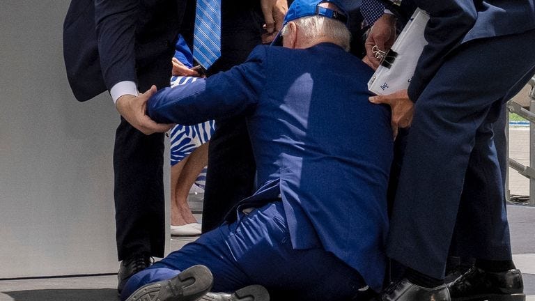 There is Nothing Funny about Joe Biden's Fall