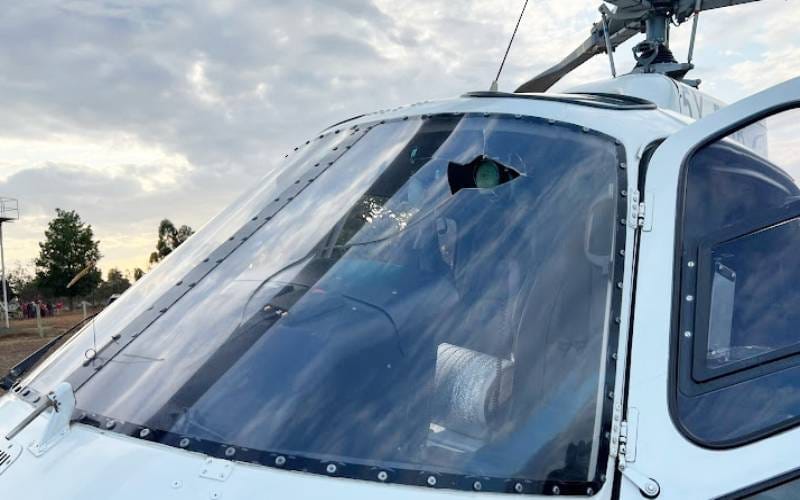 Baba Decries Foul Play After his Chopper was Stoned