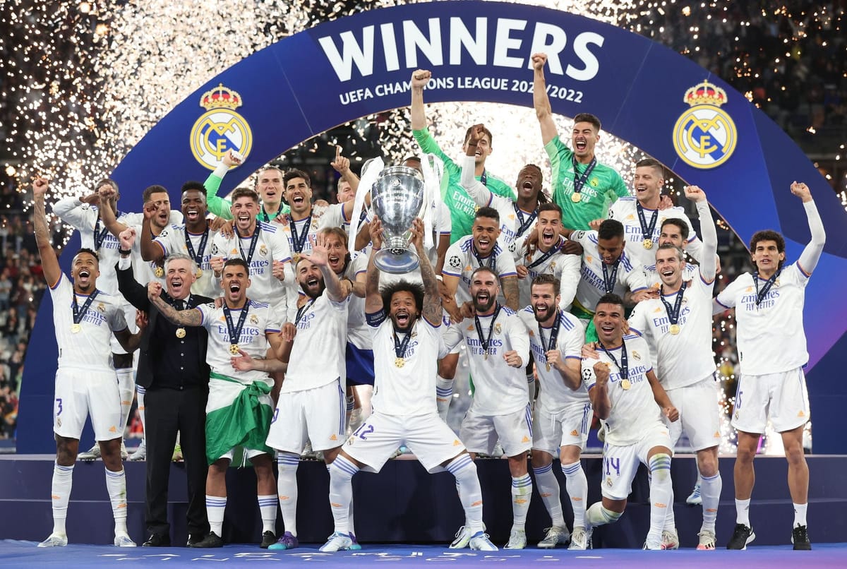 Real Madrid are the UEFA Champions League 2021/22 Winners