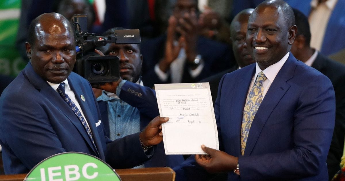 IEBC Announces William Ruto as Kenya’s President-Elect Despite Claims of Irregularities by Azimio One Kenya