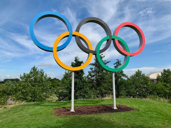 The 5 rings of the Olympic games