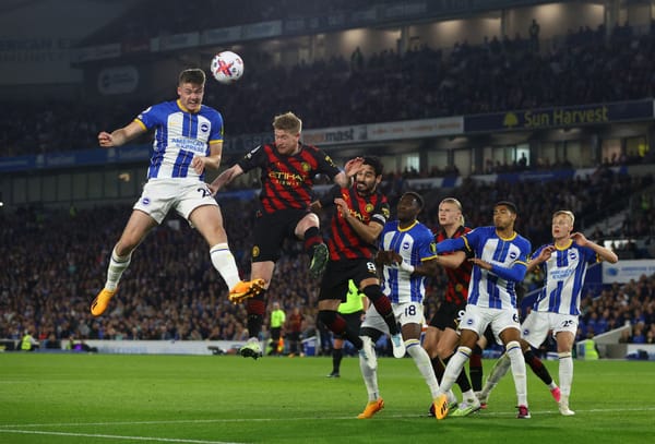 Brighton did an impeccable job of pressing against Man City