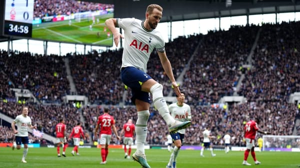 Harry Kane celebrates