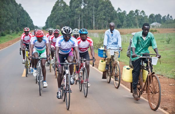 The sport of cycling is growing steadily in Kenya