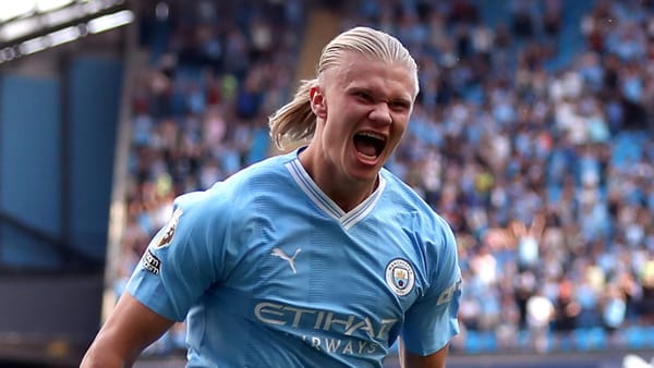 Erling Haaland celebrating