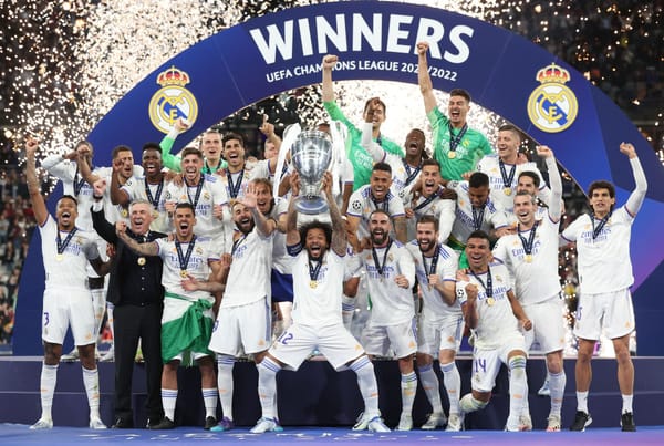 Real Madrid win the UCL 21-22