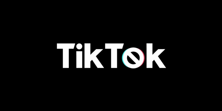 TikTok App logo with a Stop Sign in the Middle - TikTok Taken Down in the US