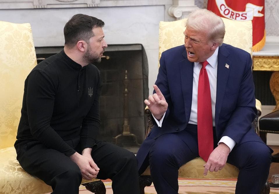 Trump - Zelensky Spat: Is the Age of Modest Pretense Gone? 3 | Mania Africa | maniainc.com President Zelenskyy stood tall as Trump and Vance dressed him down - Trump Zelensky Spat - Mania Opinion