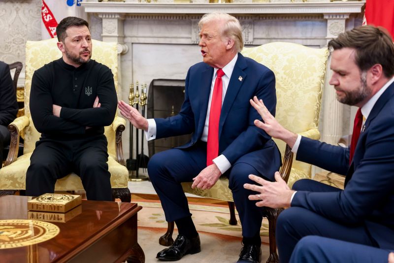 Trump - Zelensky Spat: Is the Age of Modest Pretense Gone? 2 | Mania Africa | maniainc.com Presidents Trump and Zelensky, together with J.D Vance during the White House press briefing