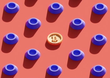 a group of blue plastic containers engulfing a Bitcoin golden coin - A Practical, Hype-Free Look at the Feb 2026 Bitcoin Crash